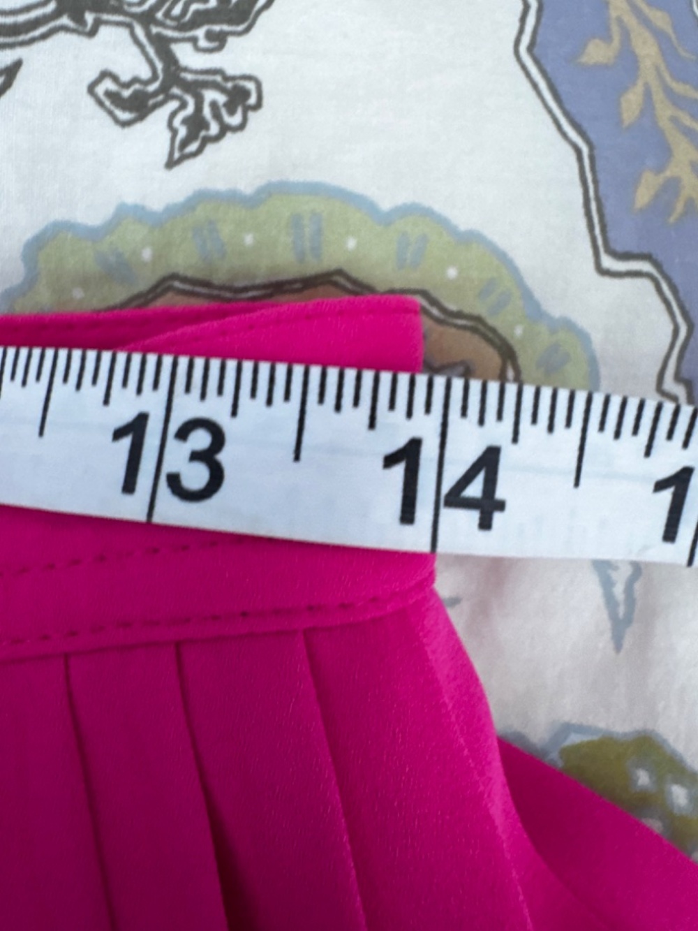 J.Crew Pleated Midi Skirt Fuchsia Pink 4 - Picture 6 of 8